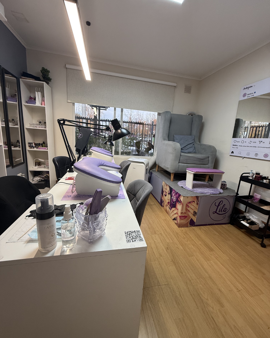 Espacio interior de Lila Centro de Belleza